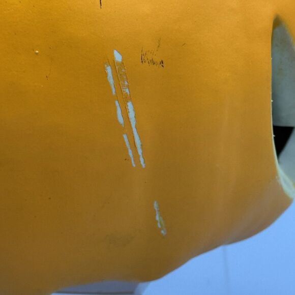 Unmarked Halloween Pumpkin Jack o'Lantern Blow Mold Light Incl 8" Tall - Picture 5 of 14